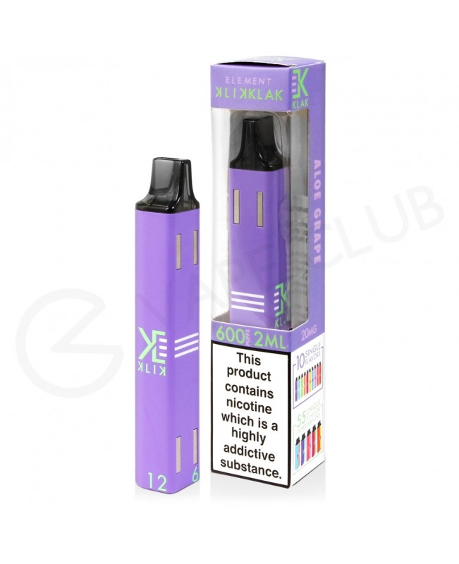 Aloe Grape Klik Klak Disposable Vape