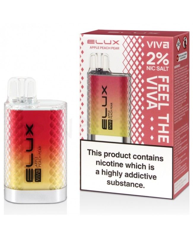 Apple Peach Pear Elux Viva Disposable Vape