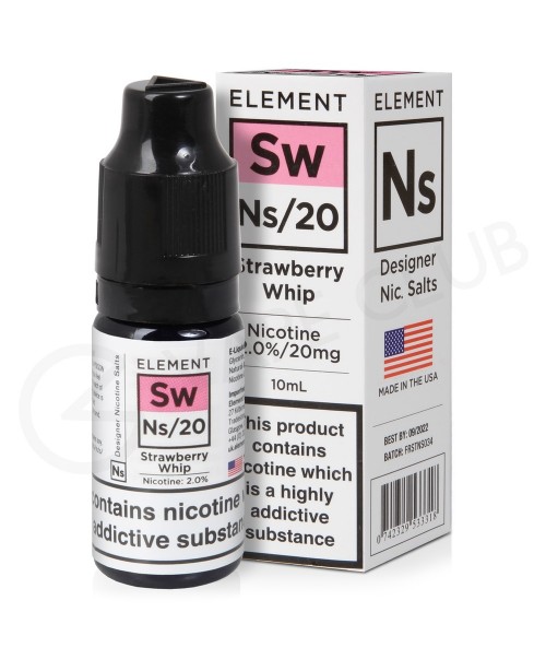 NS20, NS10 & NS5 Strawberry Whip E-liquid by E...