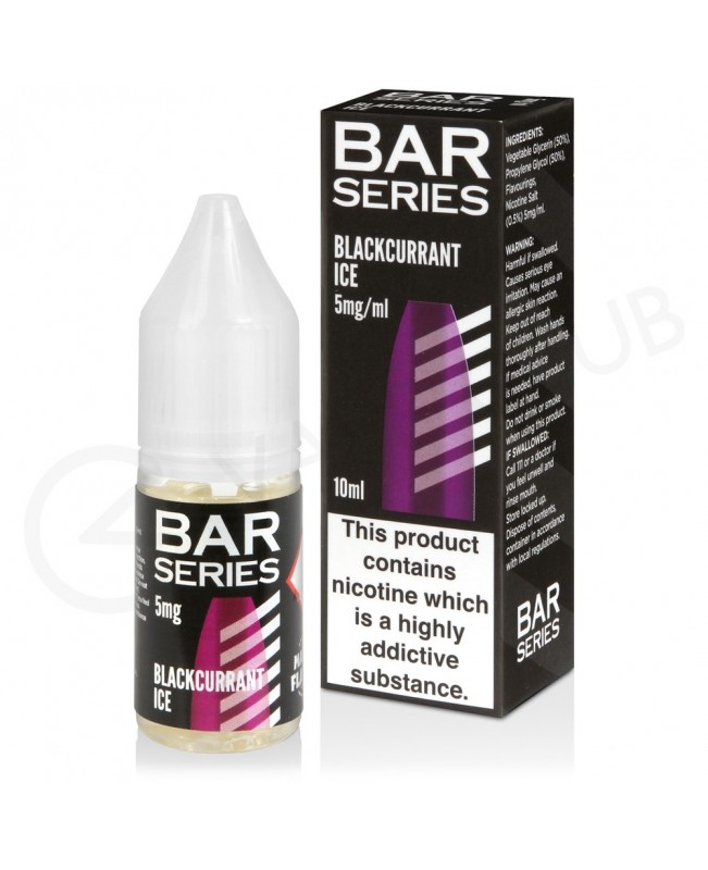 Blackcurrant Ice Nic Salt E-Liquid by Bar Series