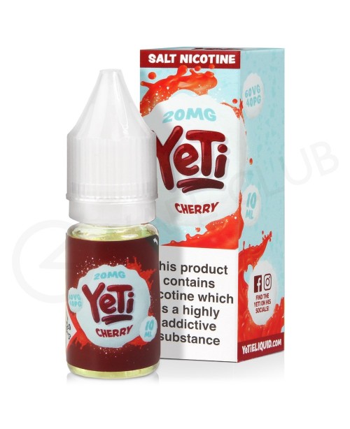 Cherry Nic Salt E-Liquid by Yeti