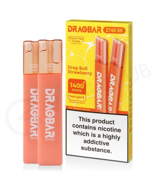 Drag Bull Strawberry Drag Bar Z700 SE Disposable V...