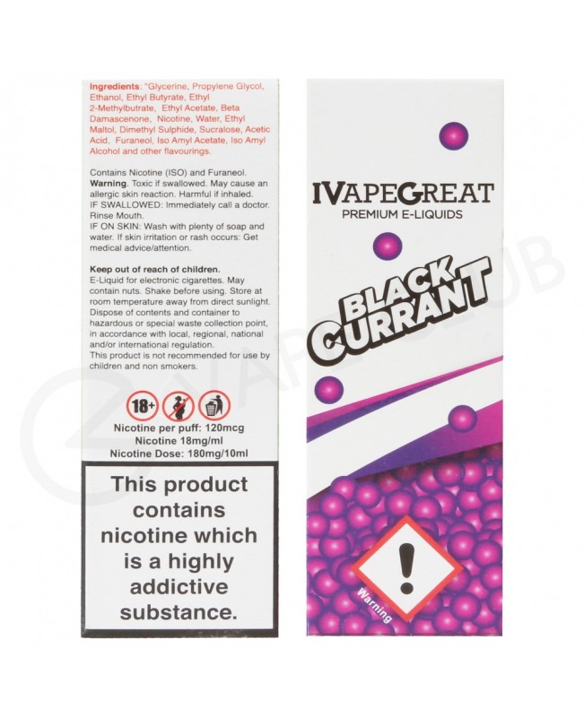 Blackcurrant E-Liquid by IVG 50/50