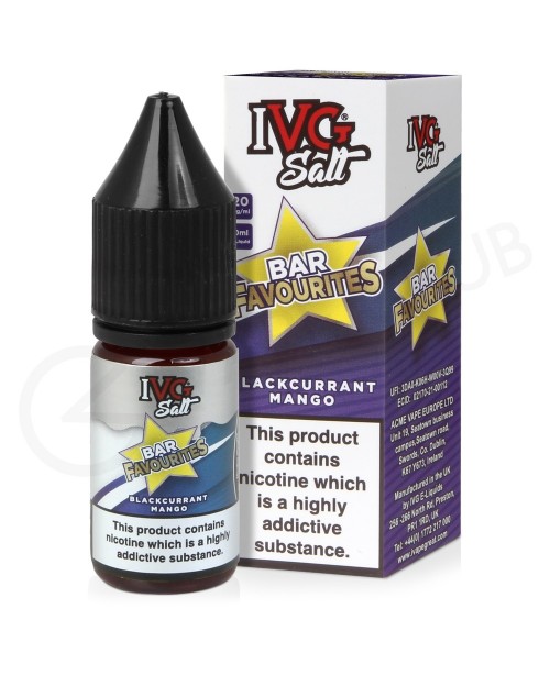 Blackcurrant Mango Nic Salt E-Liquid by Bar Salt F...