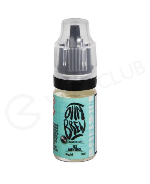 Ice Menthol E-liquid by Ohm Brew 50/50 Nic Salts