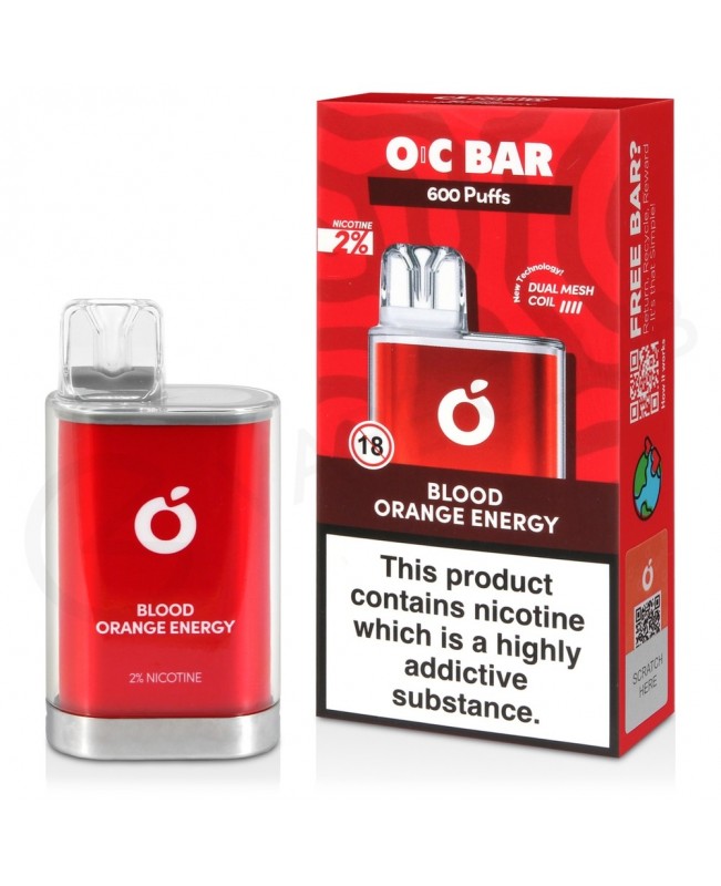 Blood Orange Energy OC Bar Disposable Vape