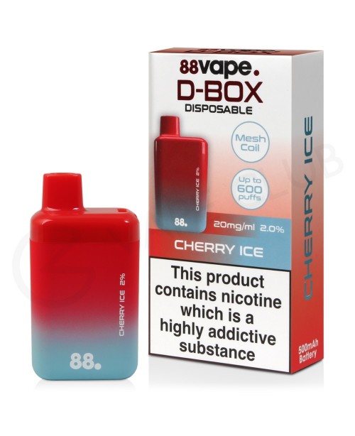 Cherry Ice 88Vape D-Box Disposable Vape