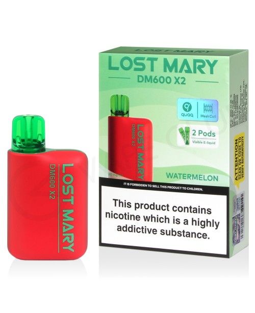 Watermelon Lost Mary DM600 X2 Disposable Vape