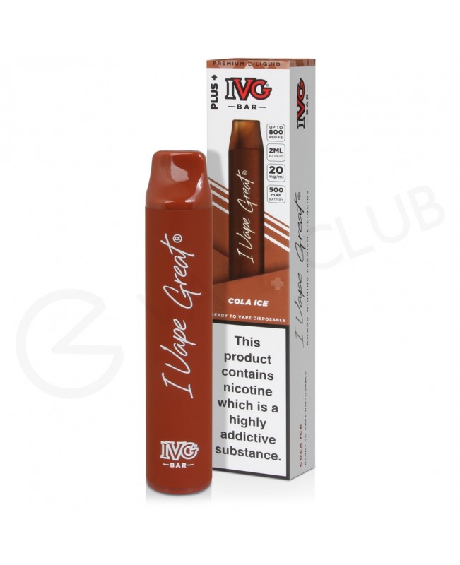 Cola Ice IVG Bar Plus Disposable Vape