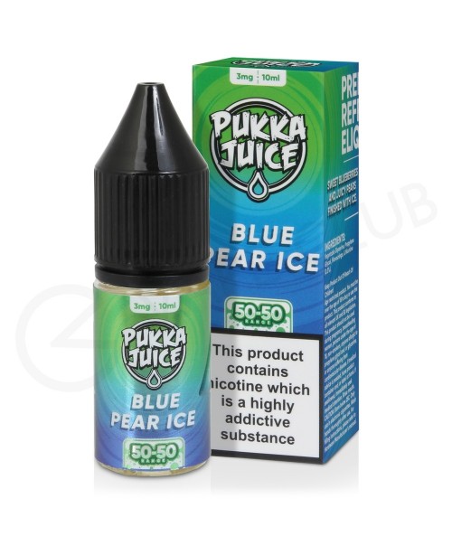 Blue Pear Ice E-liquid by Pukka Juice 50/50