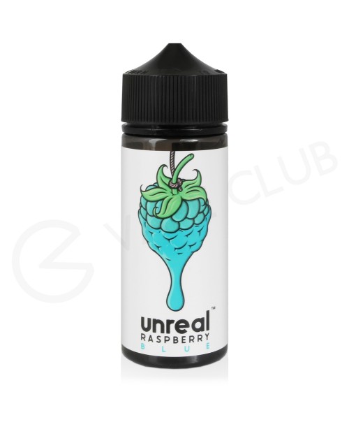 Blue Shortfill E-Liquid by Unreal Raspberry 100ml