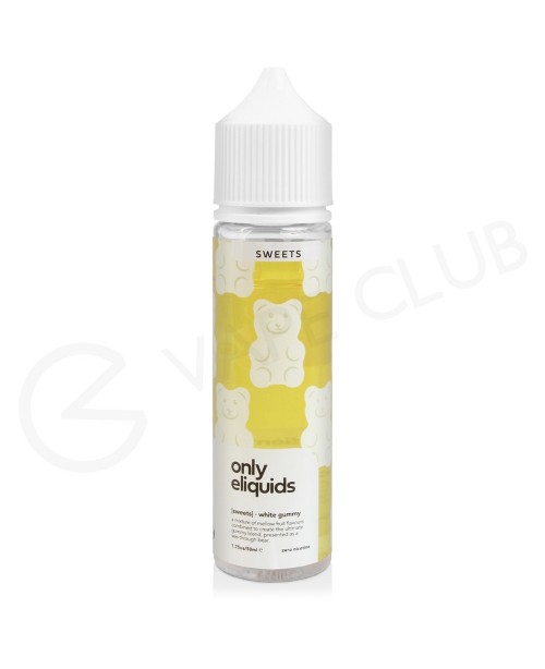 White Gummy Shortfill E-Liquid by Only Eliquids Sw...