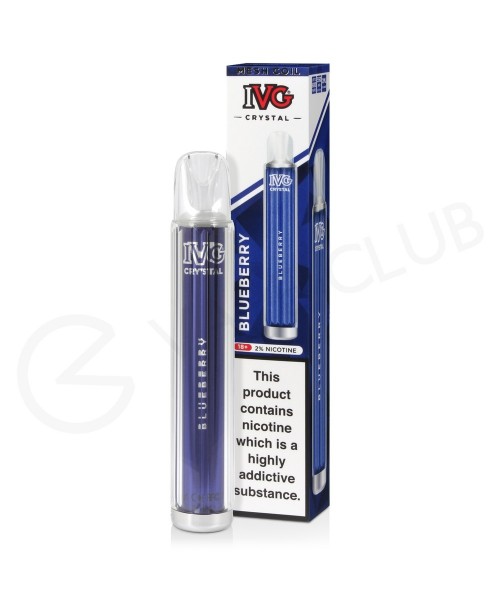 Blueberry IVG Bar Crystal Disposable Vape