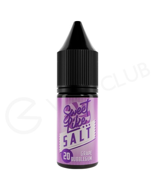 Grape Bubblegum Nic Salt E-Liquid by Sweet Like