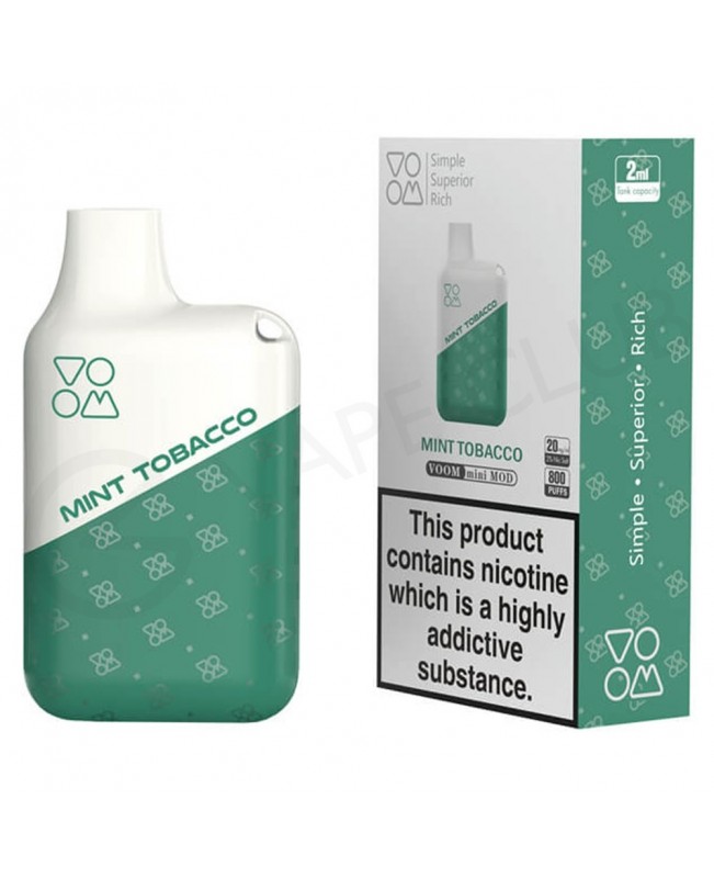 Mint Tobacco Voom Mini Mod Disposable Vape