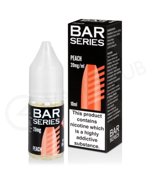 Peach Nic Salt E-Liquid by Bar Series