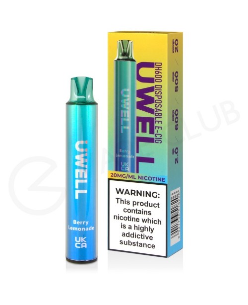 Berry Lemonade Uwell DH600 Disposable Vape