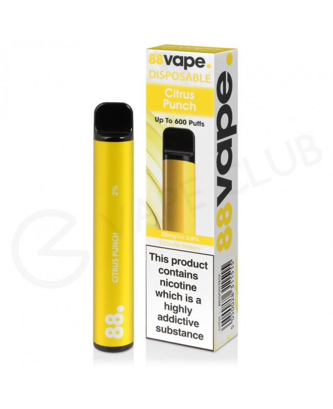 Citrus Punch 88Vape Disposable Vape