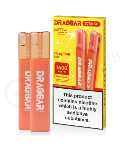 Drag Bull Ice Drag Bar Z700 SE Disposable Vape (2 ...