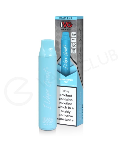 Blue Ice Slush IVG Diamond Bar Disposable Vape