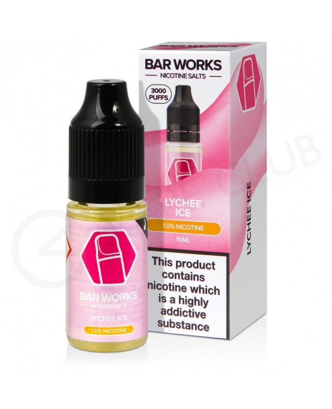 Lychee Ice Nic Salt E-Liquid by Bar Works