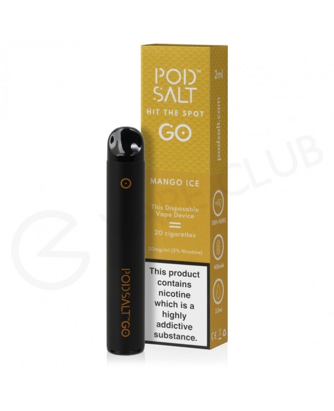 Mango Ice Pod Salt Go Disposable Vape