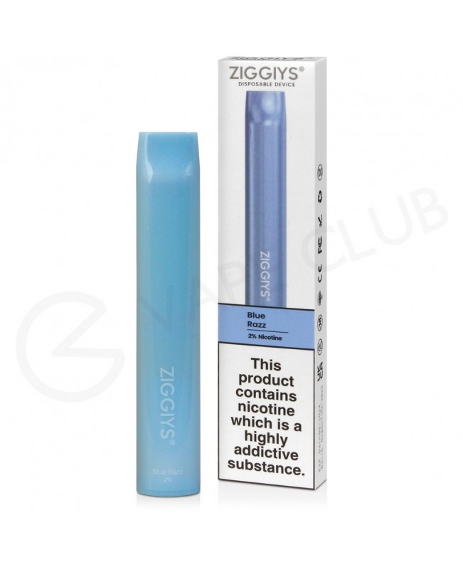 Blue Razz Ziggiys G6 Disposable Vape