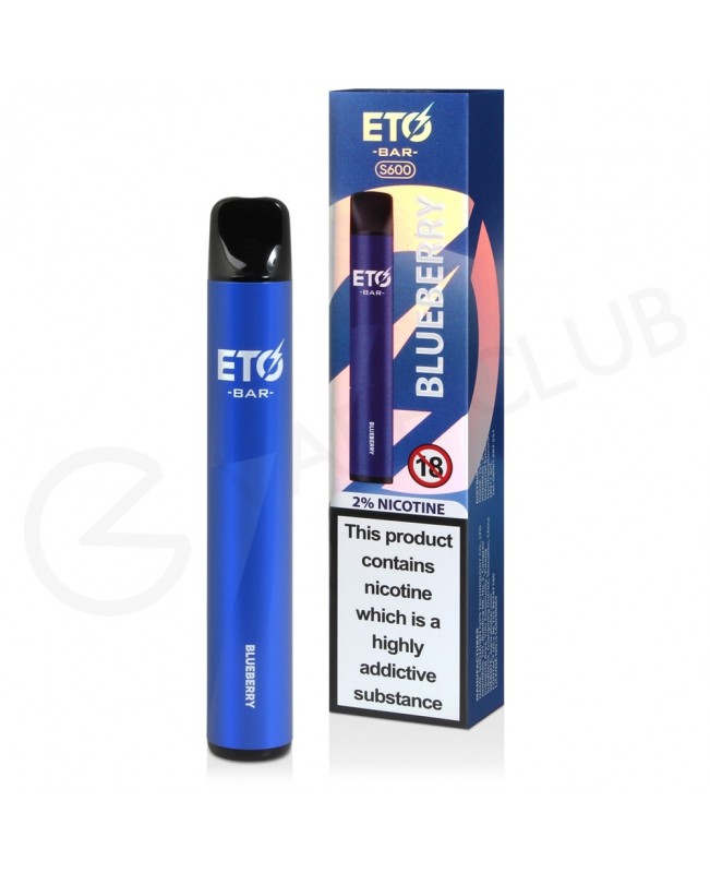 Blueberry Smok Eto Bar S600 Disposable Vape