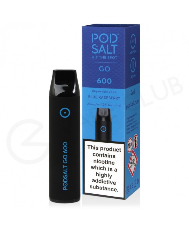 Blue Raspberry Pod Salt Go Disposable Vape