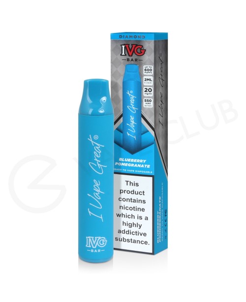 Blueberry Pomegranate IVG Diamond Bar Disposable V...