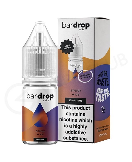 Energy Ice Nic Salt E-Liquid by Bar Drop Salts