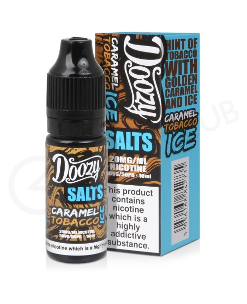 Caramel Tobacco Ice Nic Salt E-Liquid by Doozy Sal...