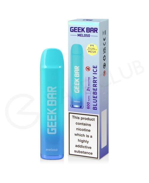 Blueberry Ice Geek Bar Meloso Disposable Vape