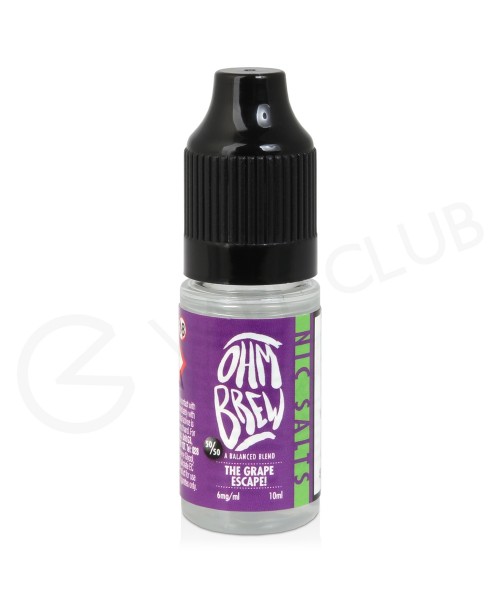 The Grape Escape E-Liquid by Ohm Brew 50/50 Nic Sa...