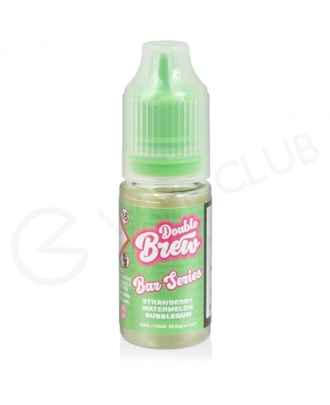 Strawberry Watermelon Bubblegum Nic Salt E-Liquid by Double Brew