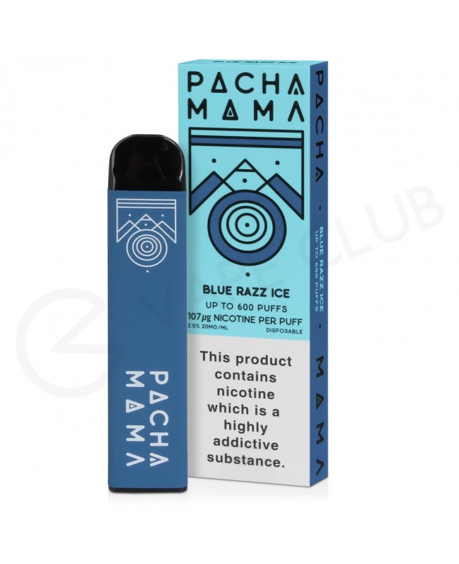 Blue Razz Ice Pacha Mama Disposable Vape