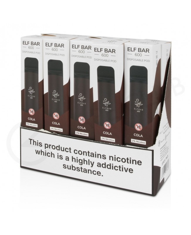 Elf Bar Cola 10 x Disposable Vape Multipack