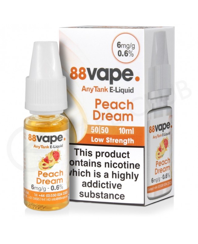 Peach Dream E-Liquid by 88Vape Any Tank