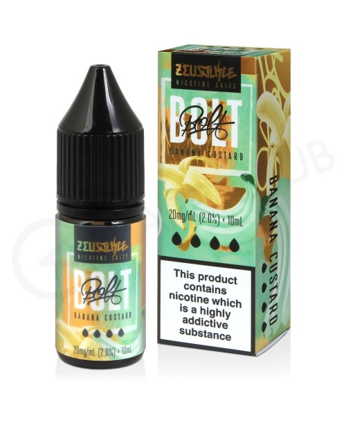 Banana Custard Nic Salt E-Liquid by Bolt