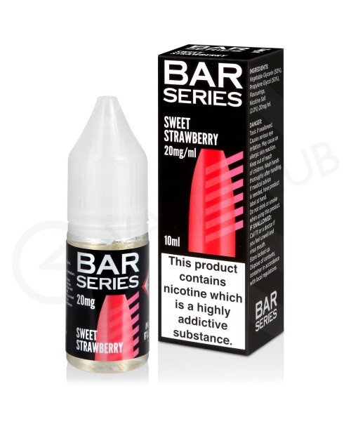 Sweet Strawberry Nic Salt E-Liquid by Bar Series