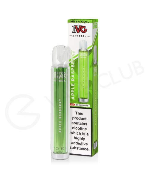 Apple Raspberry IVG Bar Crystal Disposable Vape