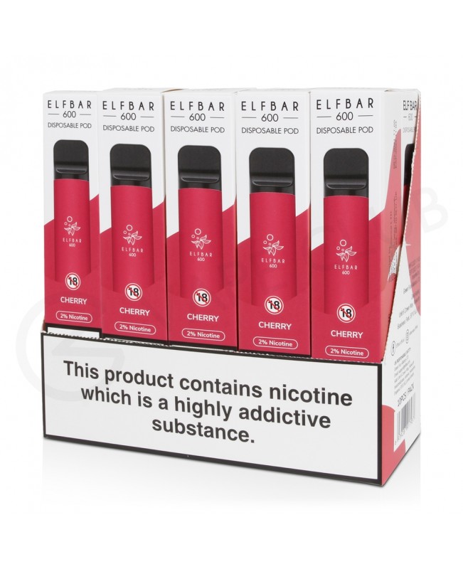 Elf Bar Cherry 10 x Disposable Vape Multipack