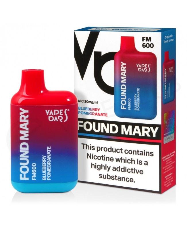 Blueberry Pomegranate Vapes Bars Found Mary Disposable Vape