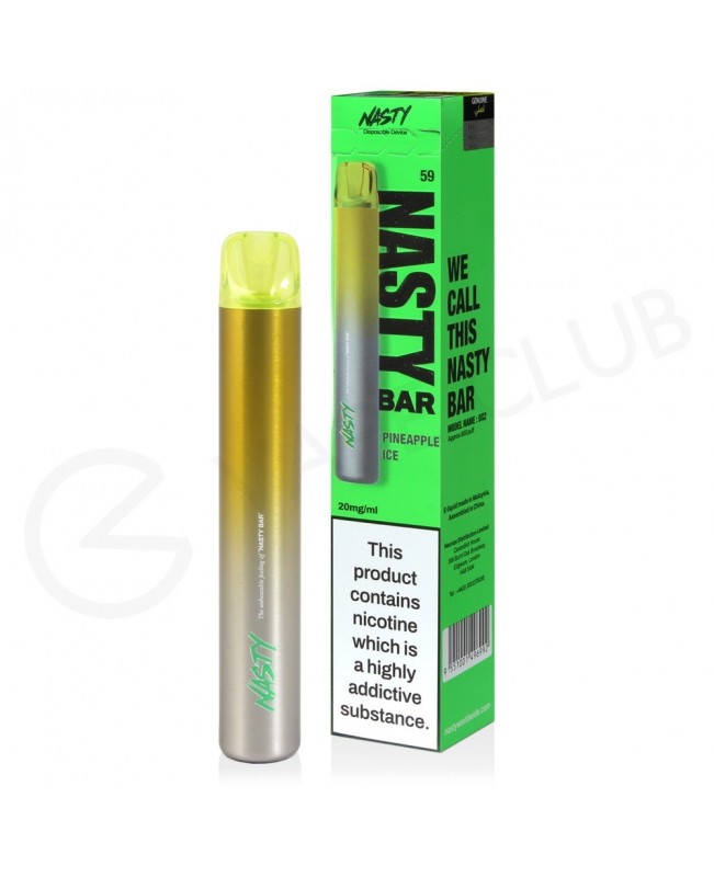 Pineapple Ice Nasty Bar DX2 Disposable Vape