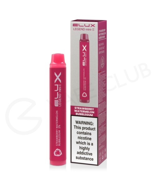 Strawberry Watermelon Bubblegum Elux Legend Mini I...