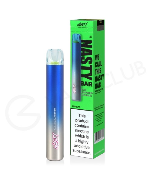 Blue Raspberry Lemonade Nasty Bar DX2 Disposable V...