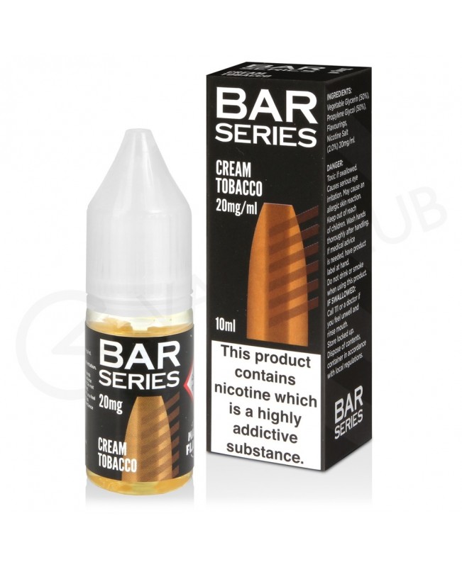 Cream Tobacco Nic Salt E-Liquid by Bar Series