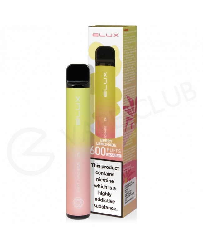 Berry Lemonade Elux Bar 600 Disposable Vape