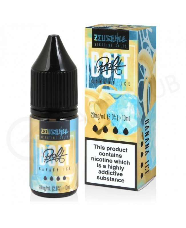 Banana Ice Nic Salt E-Liquid by Bolt