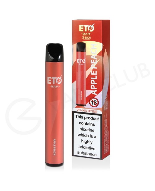 Apple Peach Smok Eto Bar S600 Disposable Vape